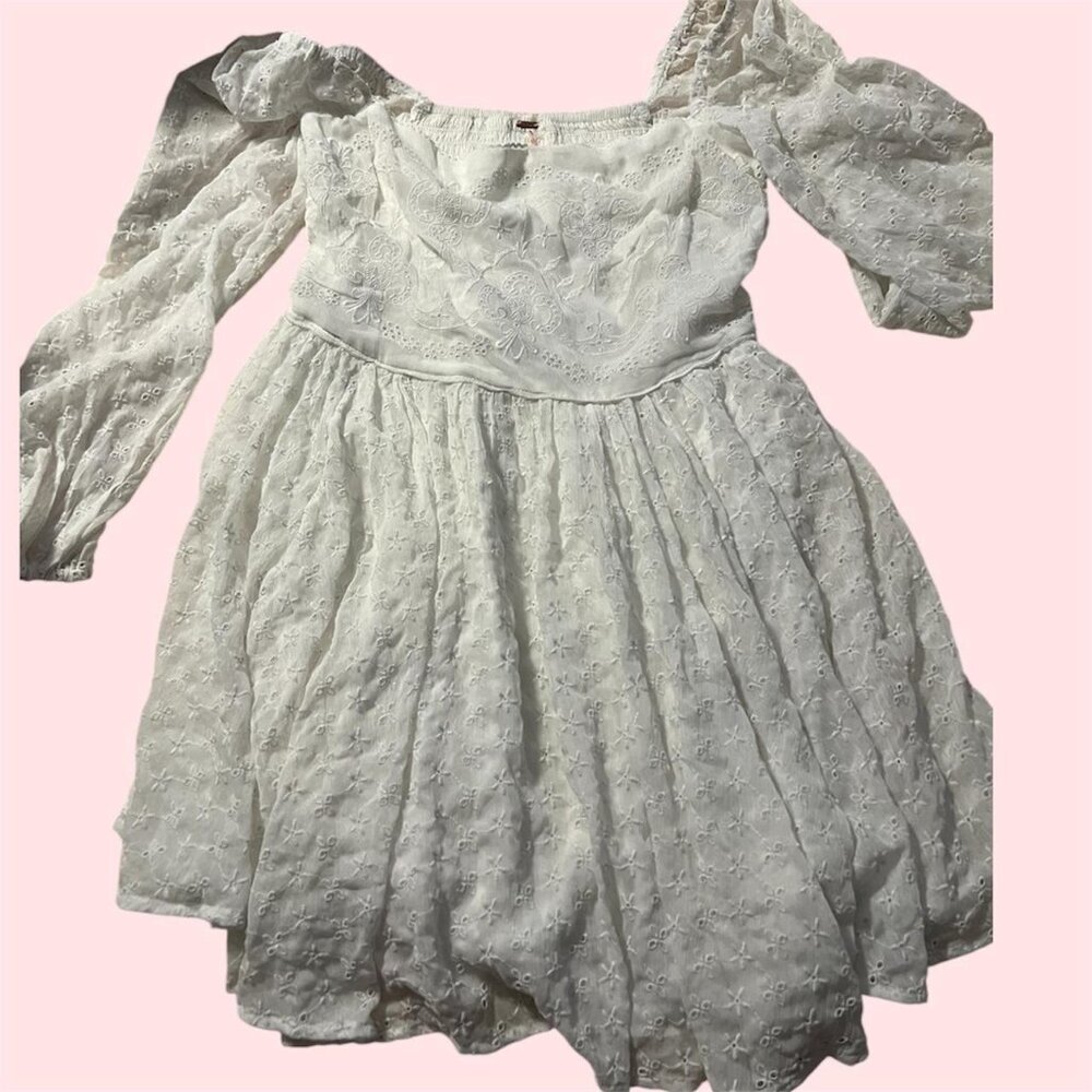 New Free People Lace Babydoll Dress Large